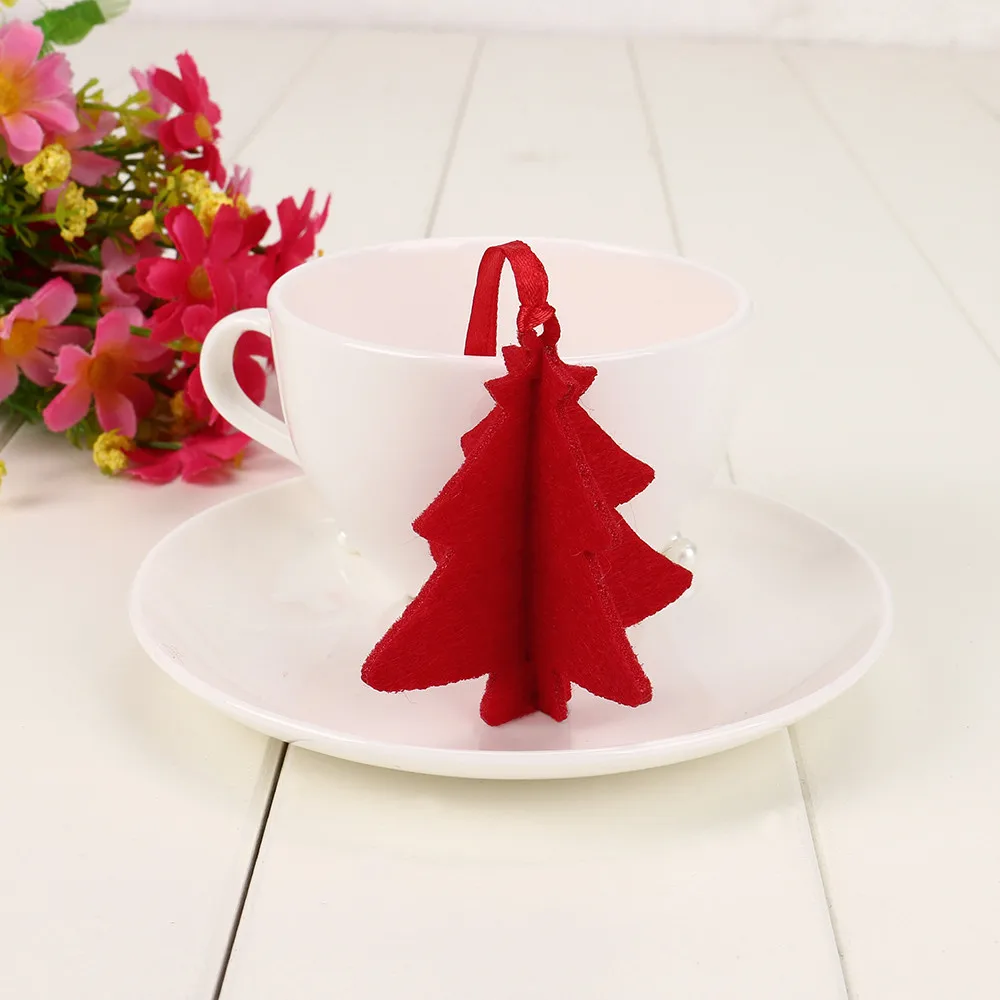 10 шт. Рождественская елка фетровая коробка для игрушек Набор изготовления декора