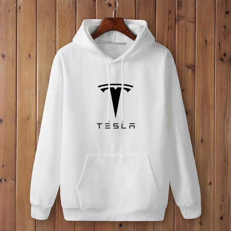Модный бренд Tesla принт мужские толстовки 2021 весенне-осенний набор одежды для