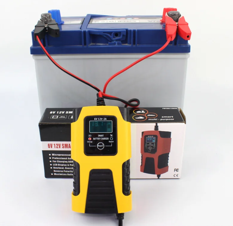 Зарядное устройство для аккумулятора мотоцикла 6 в 12 В педаль свинцово-кислотная
