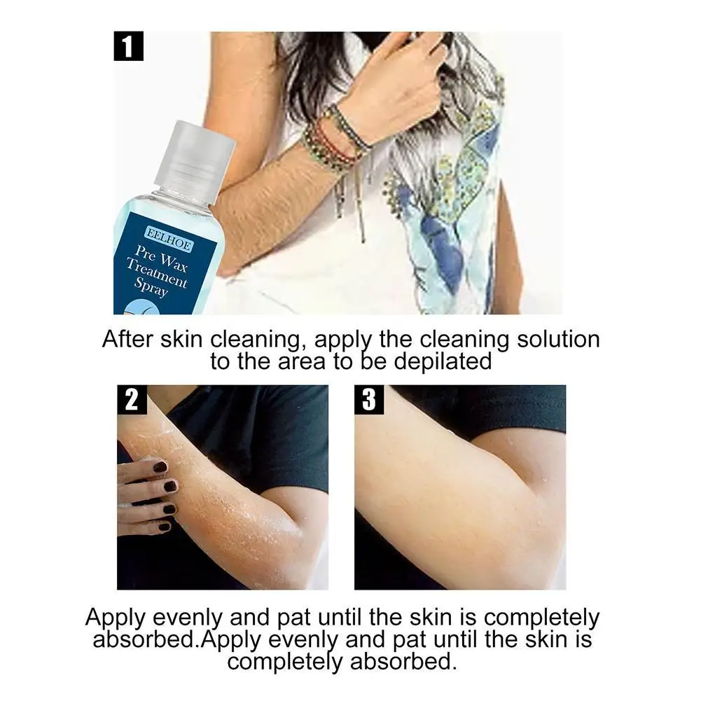 

60ml Clean gel before hair removal hair loss inhibitor cream painless hair underarms private removal legs T5E0