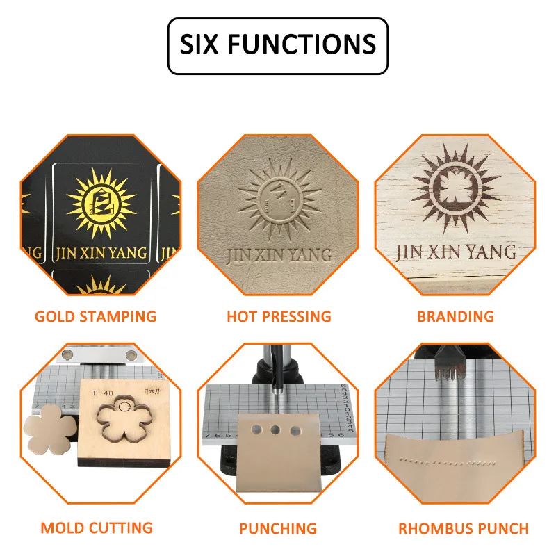 

110V/220V Manual Gilding Press Machine Digital Display Hot Foil Stamping Machine Multifunction Paper & Leather Craft Wood Logo