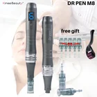 Ручка Дерма Беспроводная электрическая Dr Pen M8 с 2 шт. 16 контактов