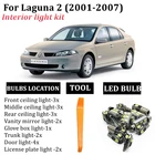 22 шт. Canbus автомобиля Светодиодный лампочки интерьер светильник комплект для 2001-2007 Renault Laguna Спорт Tourer универсал II 2 MK2 потолочный купол багажник светильник