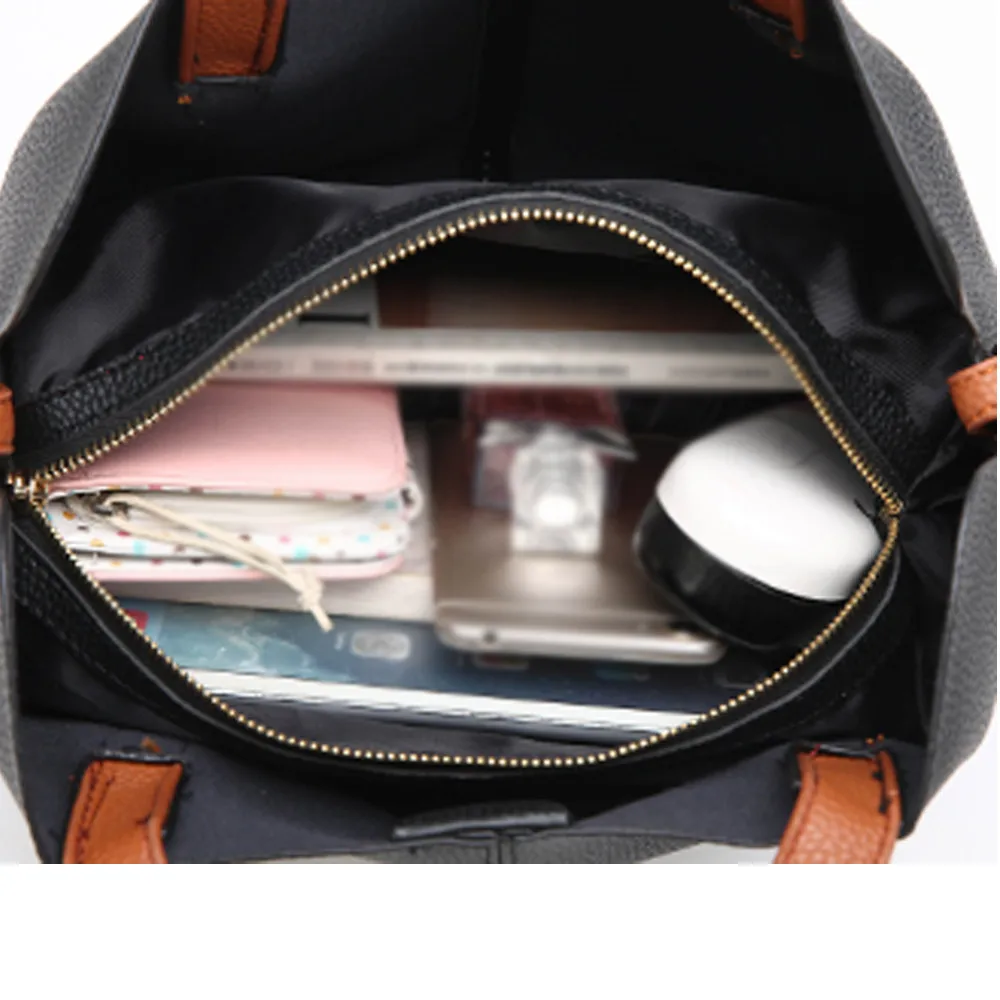 Женская сумка модная кожаная однотонная сумка через плечо на молнии на плечо Bolsa Feminina сумки Прямая Bolso Mujer# YL5