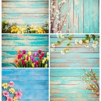 shuozhike vinyl custom photography backdrops flower wood planks theme photo studio background fk91025 81