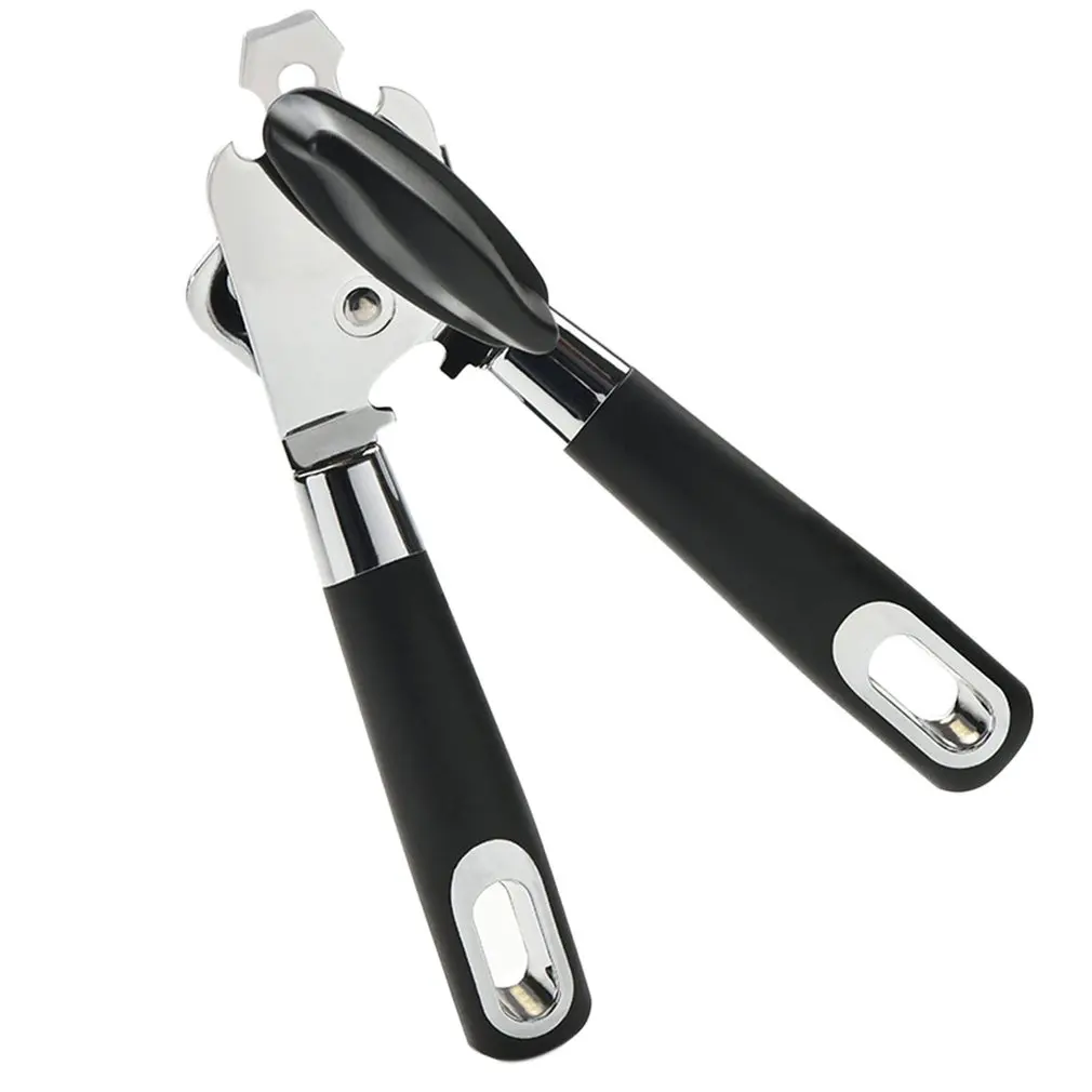 

1PC Multifunctional Stainless Steel Manual Can Opener Effortless Beer Grip Cans Bottel Opener Household Kitchen Tools