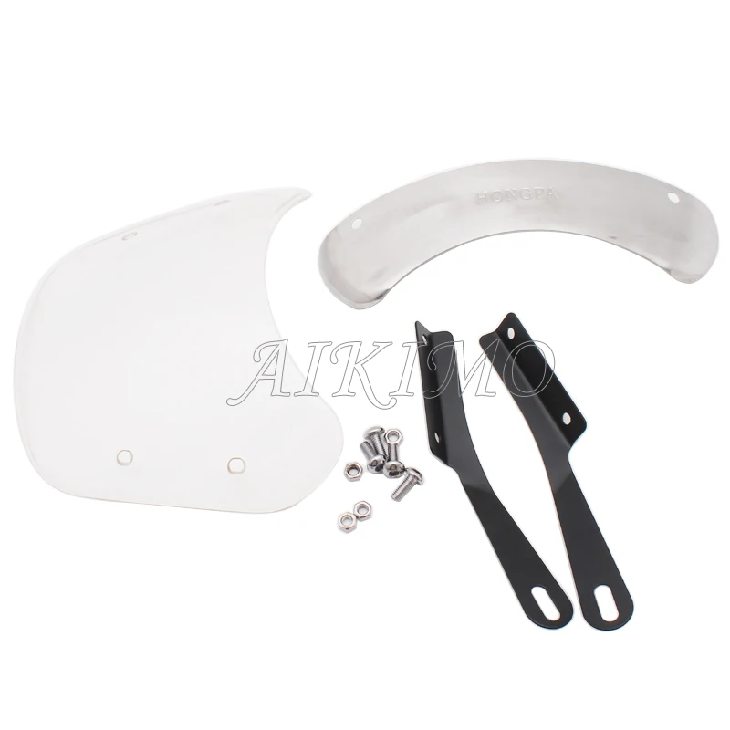 5 7 дюймов мотоцикл ретро Кафе Racer фара лобовое стекло инструмент козырек подходит