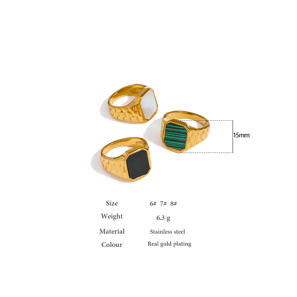 Женское кольцо из нержавеющей стали 18 к | Украшения и аксессуары