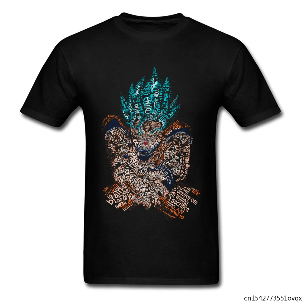 

Super Blue Kamehameha Fabric Men's T Shirt Design Short Sleeve Tees Fashion Printed Clothing Shirt