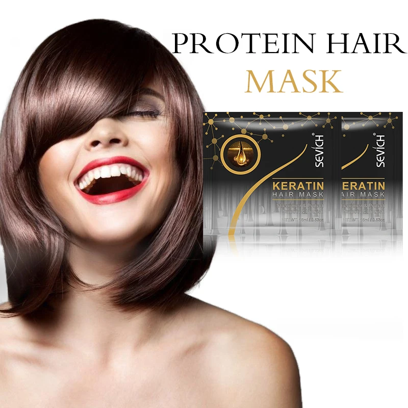 

Nature 15ml Protein Hair Mask Bag Convenient Moisturizing And Repairing Hair Silk Pouch Packaging Hair Care Product TSLM1 Unisex