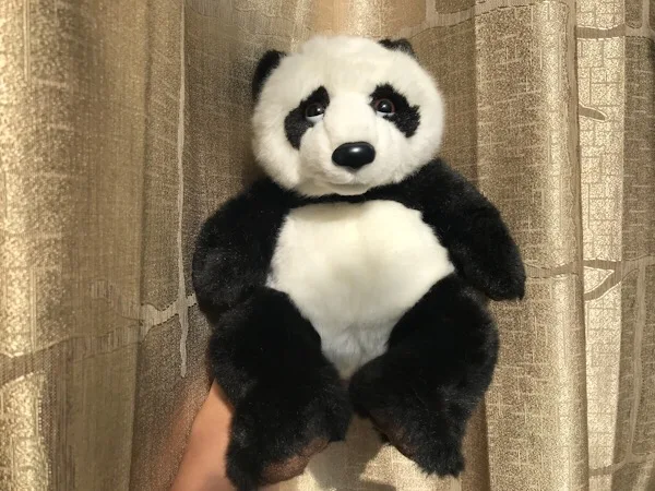 Редкая Милая панда супер качества мягкая плюшевая игрушка Зверюшка кукла для мальчиков и девочек подарок на