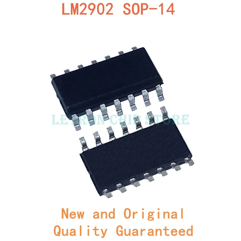 10 шт LM2902 SOP14 LM2902D SOP-14 LM2902DR SOP LM2902DR2G SOIC14 LM2902DT SOIC-14 LM2902DG SMD 2902 Новый и оригинальный
