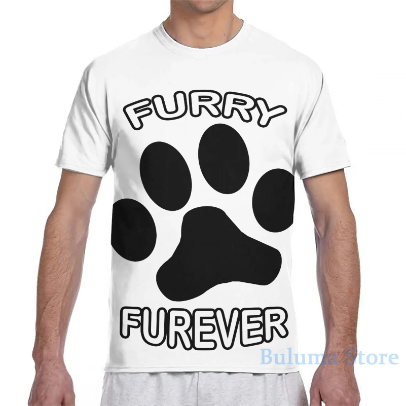 Пушистая Furever Мужская футболка для женщин с принтом модная девочек топы