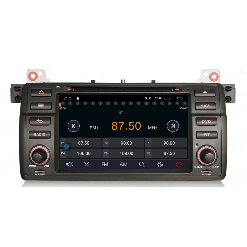 Автомагнитола CarExc один Din Android 9 0 автомобильный DVD-плеер с CarPlay для BMW E46 M3