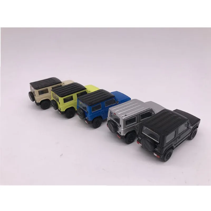Детская модель игрушечного автомобиля aoshiма 1:64 SUZUKI Jimny. Набор из пяти цветов для