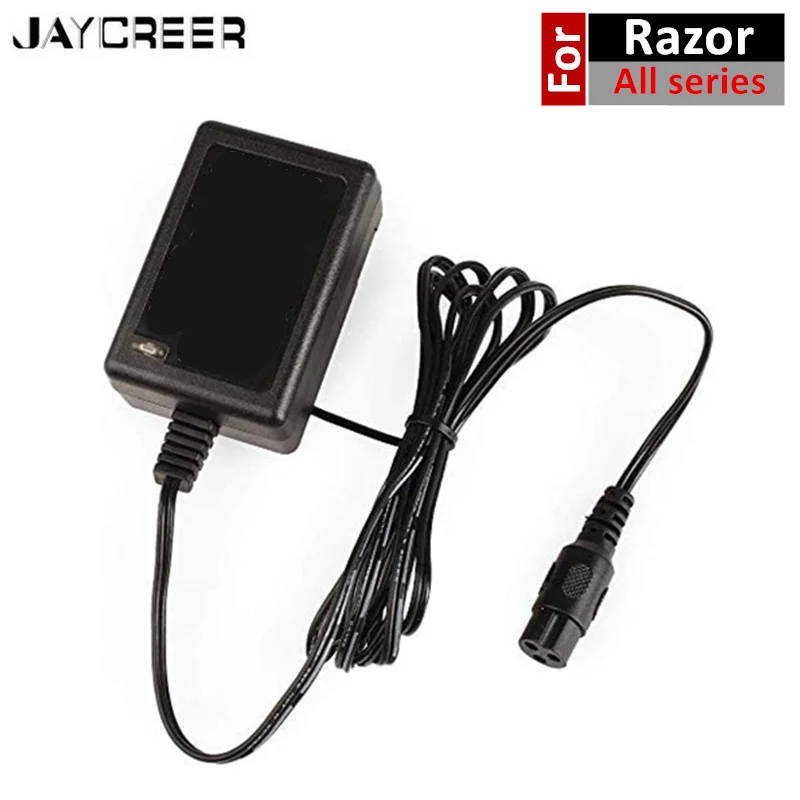 JayCreer 24V 600mA зарядное устройство для электрического скутера бритва электрический