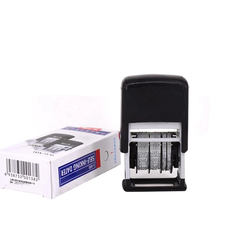 1 шт. винтажный Ретро пластиковый металлический штамп с надписями и датой