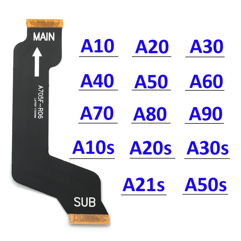

Main Motherboard Board Flex Cable For Samsung A10 A20 A30 A40 A50 A60 A70 A80 A90 A10s A20s A30s A50s A70s A21s Mainboard