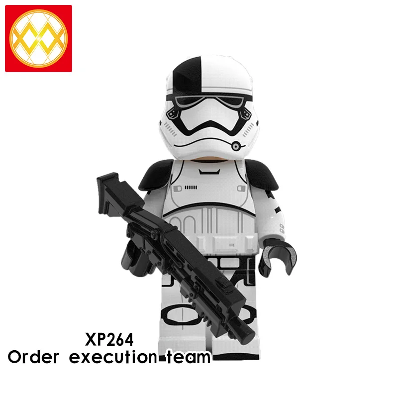 G0001 Человек рода ситх Стормер Poe Dameron Kare Dunn Raider Empire механический робот строительные блоки игрушки для детей - Цвет: Черный
