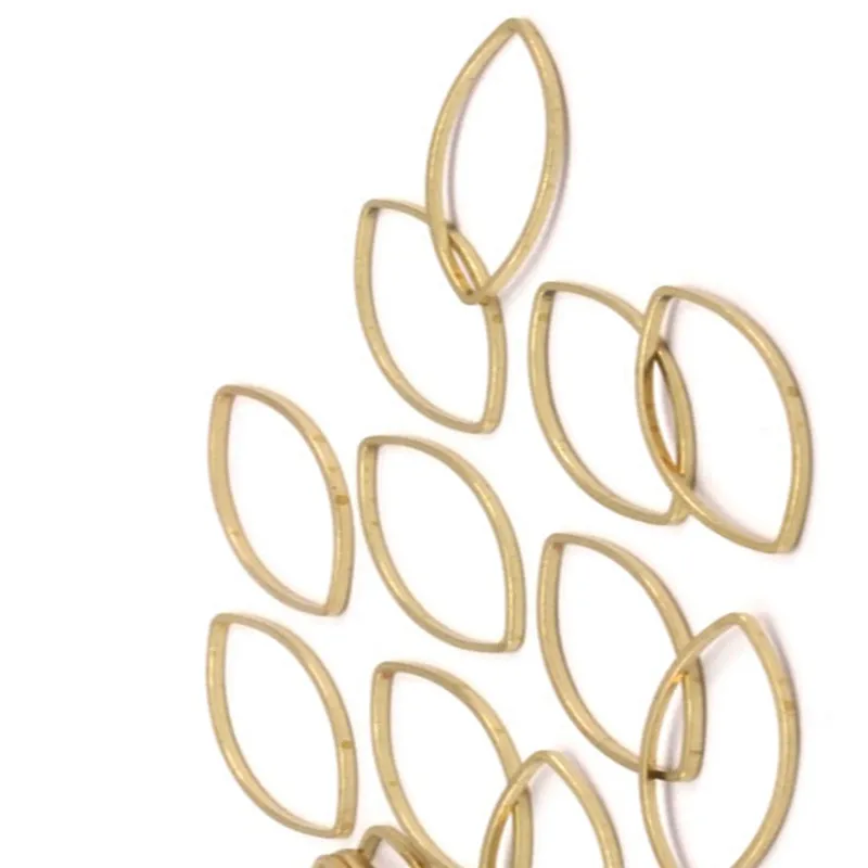 

50 шт. .. Необработанная латунь Ellipse.sz (14x25x0,9 мм) D064