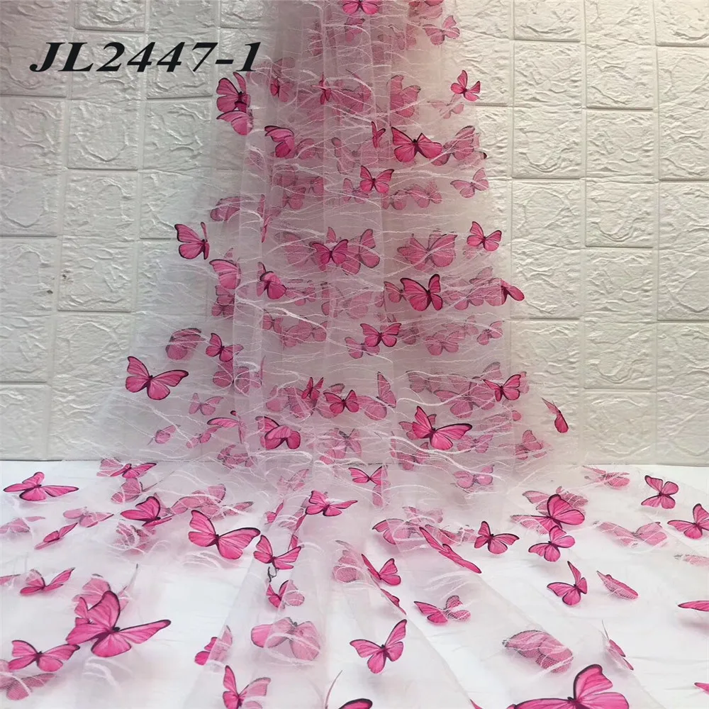 100% сетчатая кружевная Высококачественная трехмерная бабочка для леди красивая