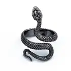 Мужские и женские кольца в стиле панк, готика, змея