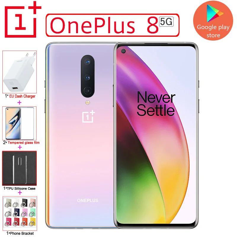 Новинка 2020 оригинальный смартфон OnePlus 8 телефон с экраном 865 дюйма процессор Snapdragon