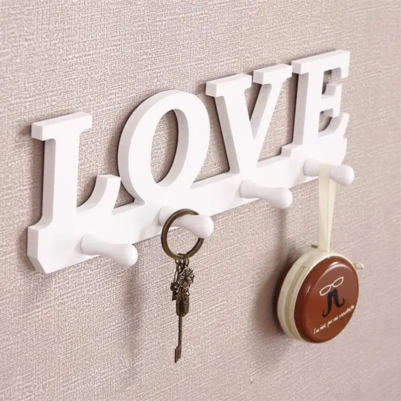 Декоративные деревянные настенные крючки сделай сам для птиц/любви вешалка