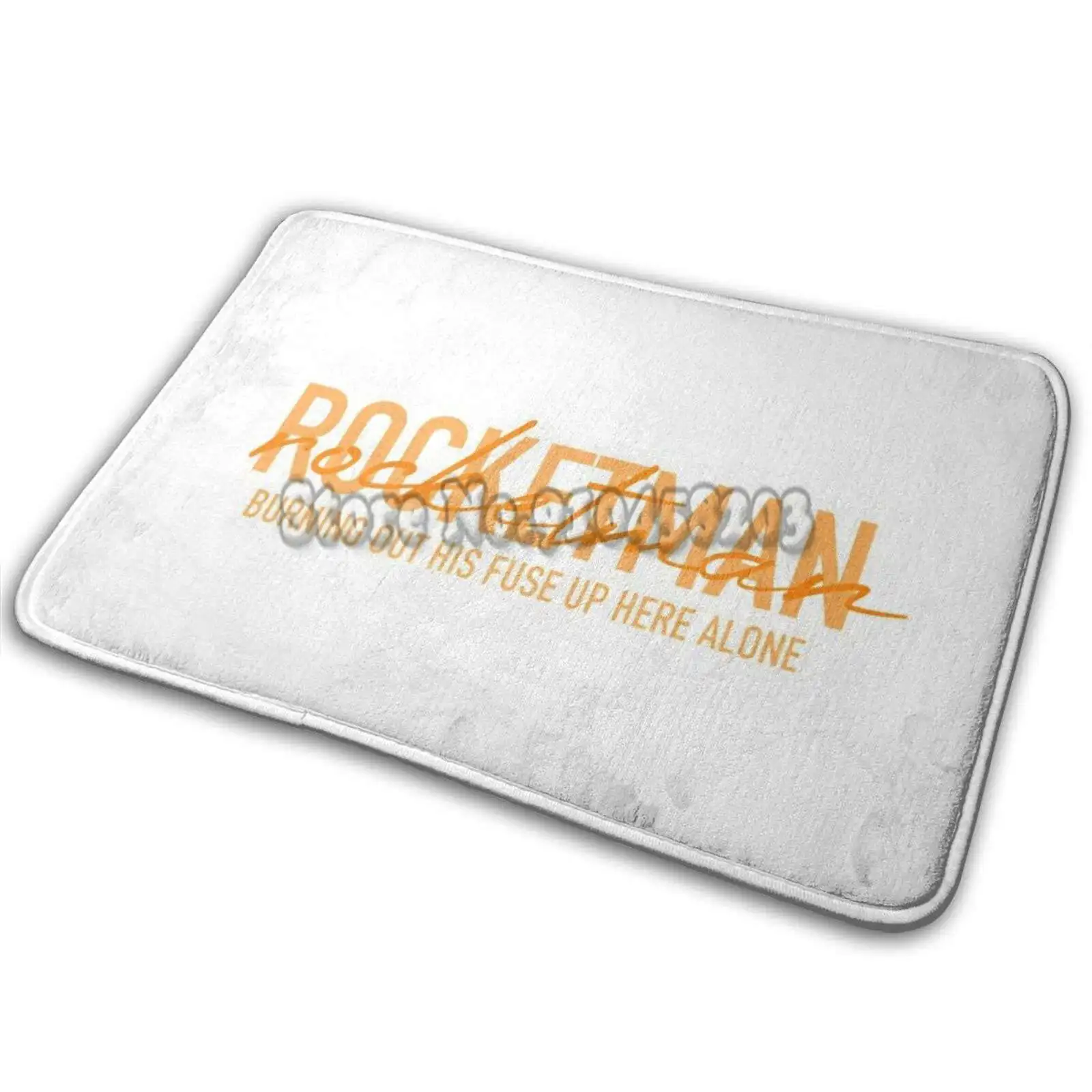 Rocket Man-- Orange Home Entrance Rug Floor Mats Carpets Rocketman Man Music Classic Pop And Roll | Дом и сад