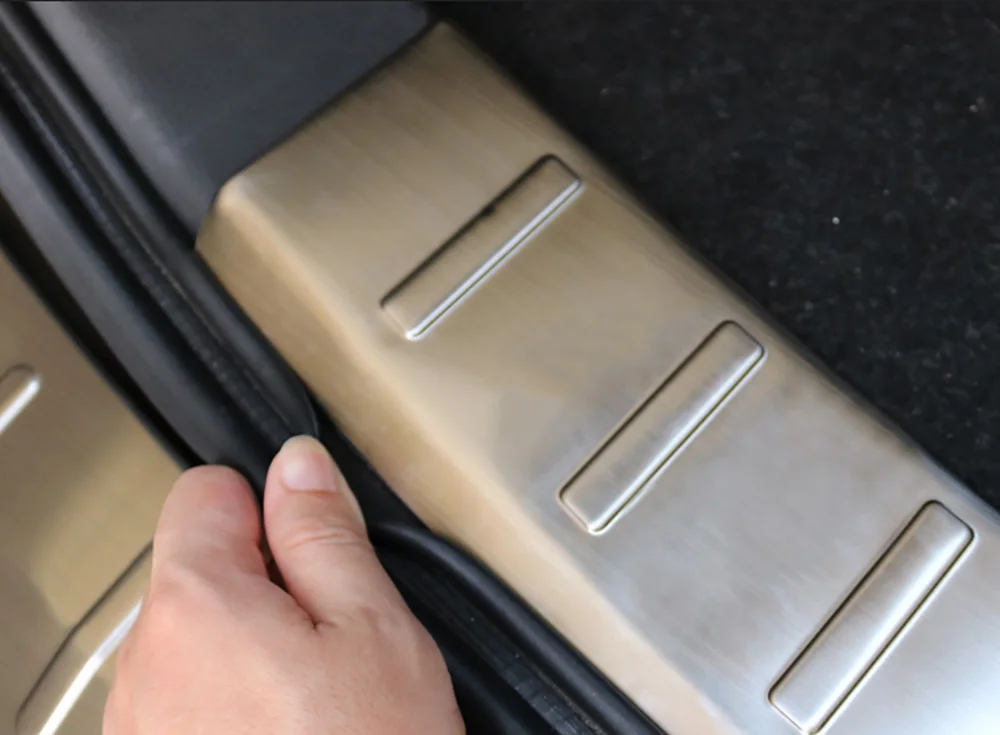 Автомобильный багажник ВНУТРЕННИЙ Задний бампер протектор для Mitsubishi Outlander 2016 2017