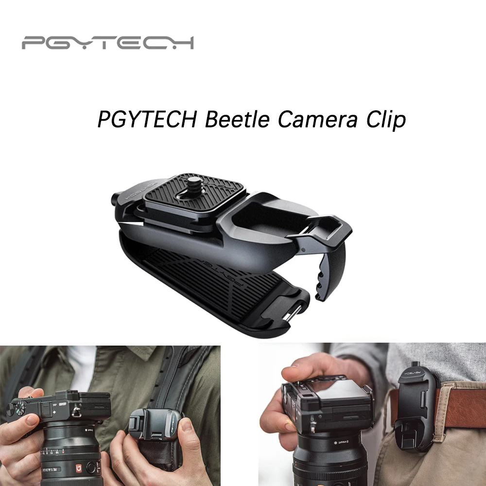 

PGYTECH Beetle Camera Clip with Snaplock Plate Camera Quick Release System for Sony, Nikon, Fuji Camera Strap Mount 1 order