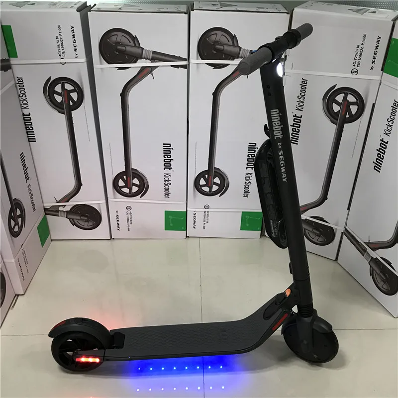 Новейший черный электрический скутер Ninebot KickScooter ES4 V1.5 Электрический гироскутер