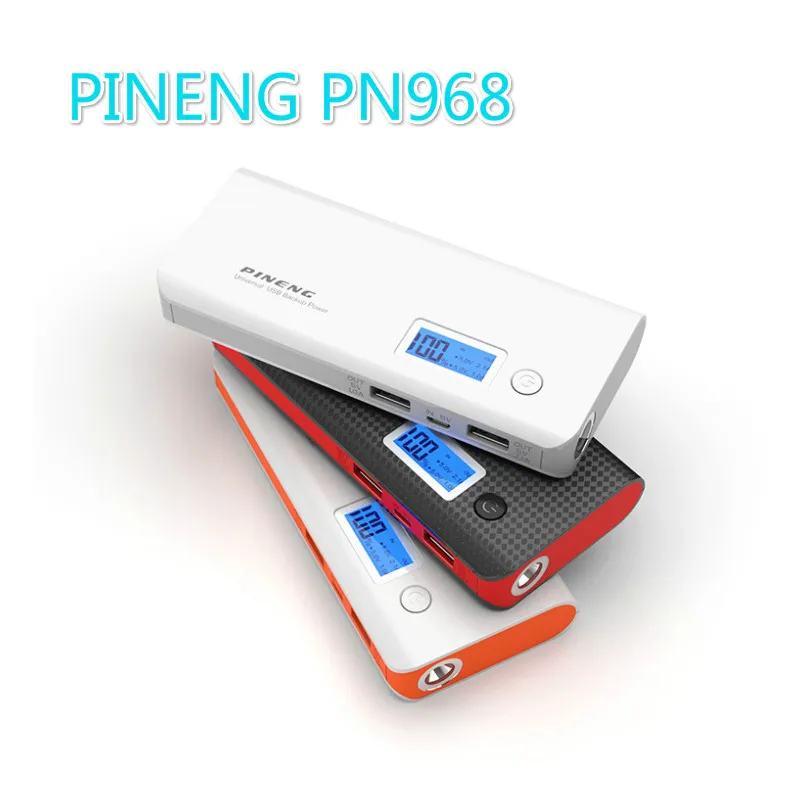 Power Bank PINENG PN-968 Metal 10000mah External Battery Dual USB Charger for all types phone | Мобильные телефоны и