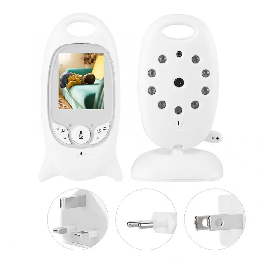 110-240V 2.4G 2in LCD Baby Monitor Camera Night Vision 2-Way Intercom Security | Безопасность и защита