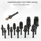 5 шт., набор инструментов для развальцовки медных труб с шестигранной ручкой