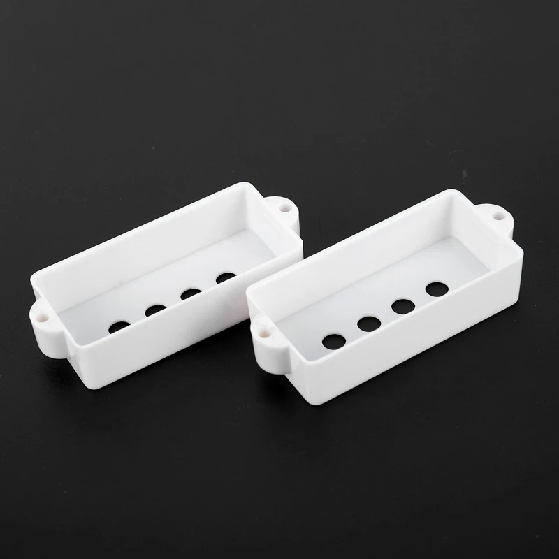 2PCS Electric Guitar PB P-Bass Pickup Covers 28.5MM Space white Great Replacement White | Спорт и развлечения