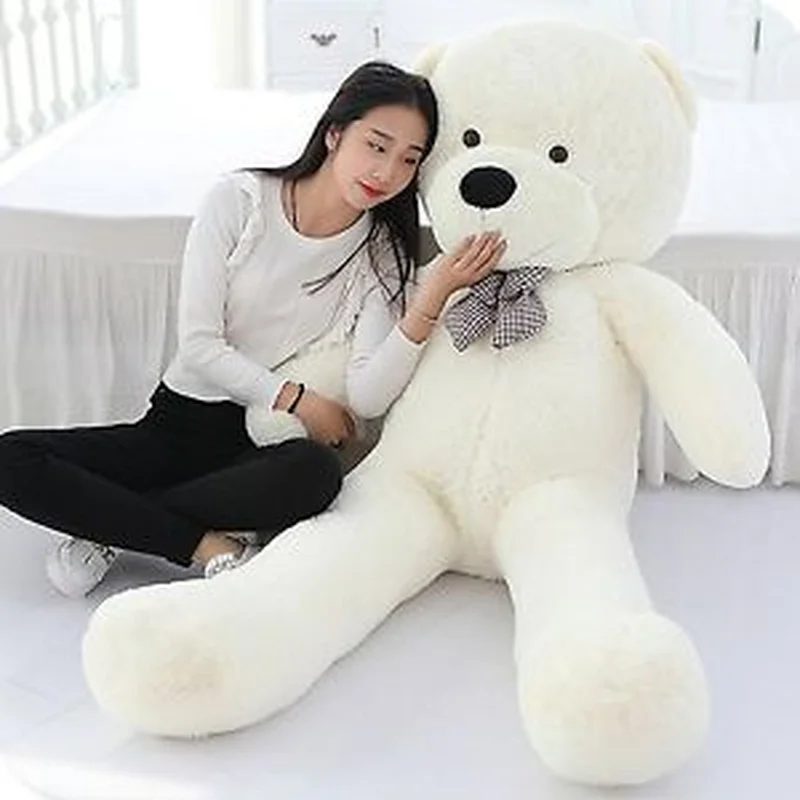 Новый гигантский белый плюшевый мишка 48 дюймов Большая мягкая плюшевая игрушка