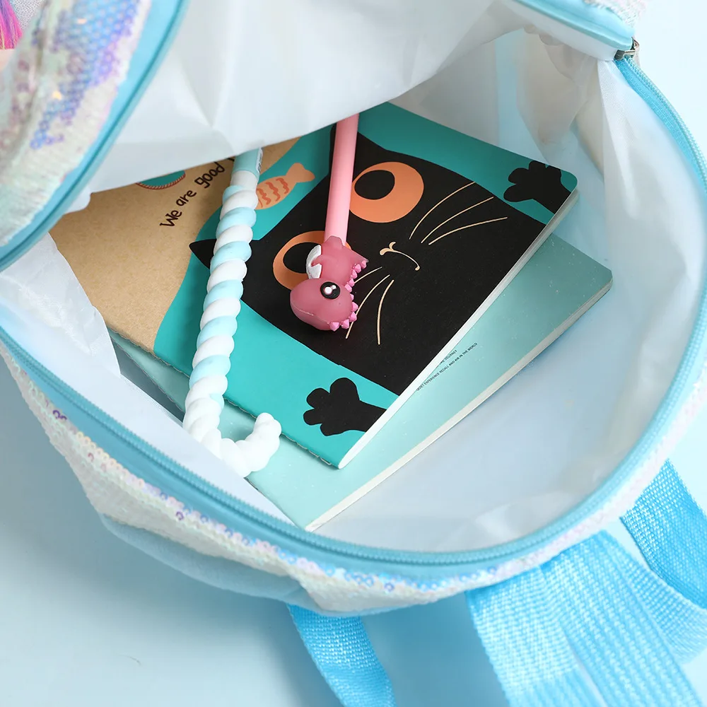 Модные плюшевые Школьные рюкзаки с единорогом и блестками для девочек | Багаж