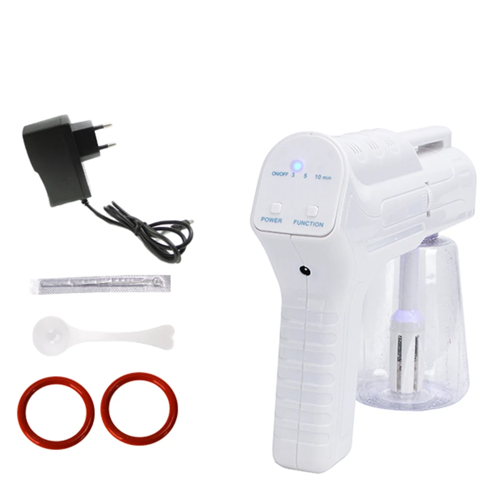 

Blue Light Prayer Nano Steam Spray Fogging Disinfection Sprayer Gun For Home Office Facial Steamer Mister Spray Bottle Automatic