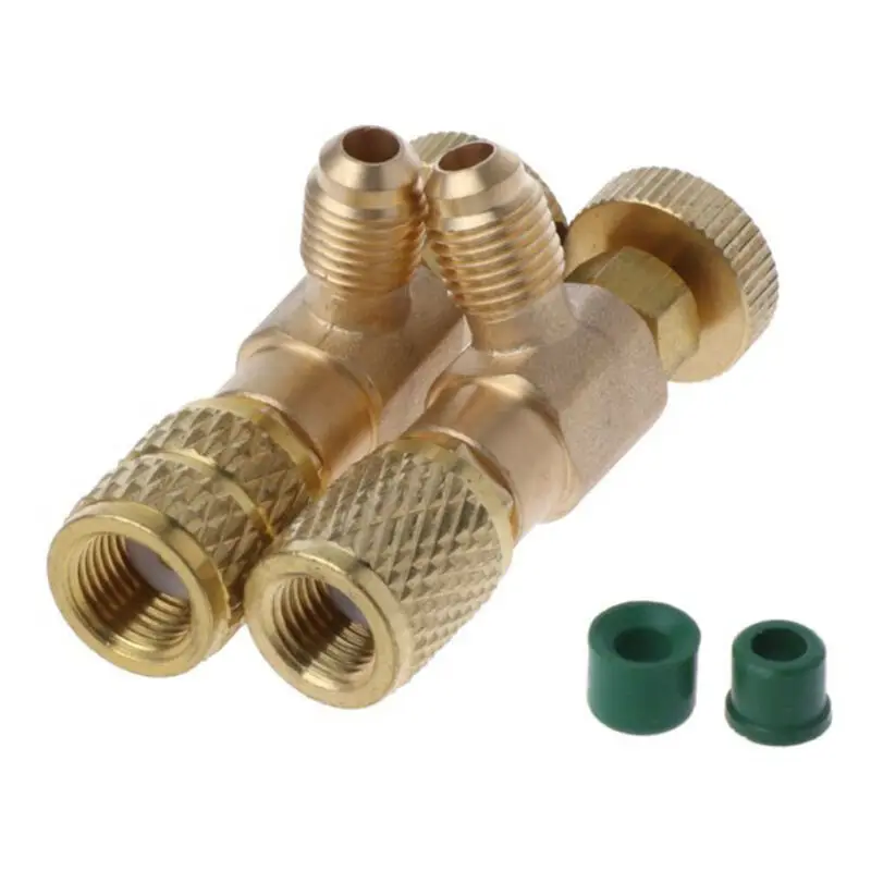 

Air Conditioning Refrigeration Charging Adapter For R22/R410A 1/4" Safety Valve Good CNC Machine Tool Adapters Male Female