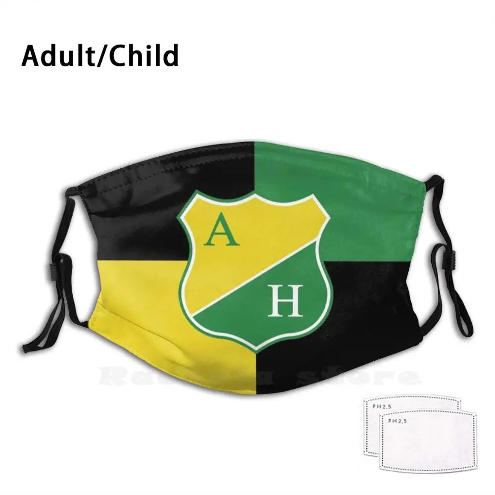

Only For My City, My Colours, Escudo De Atlético Huila From Neiva, Colombia Adult Kids Anti Dust Filter Diy Mask Escudo De