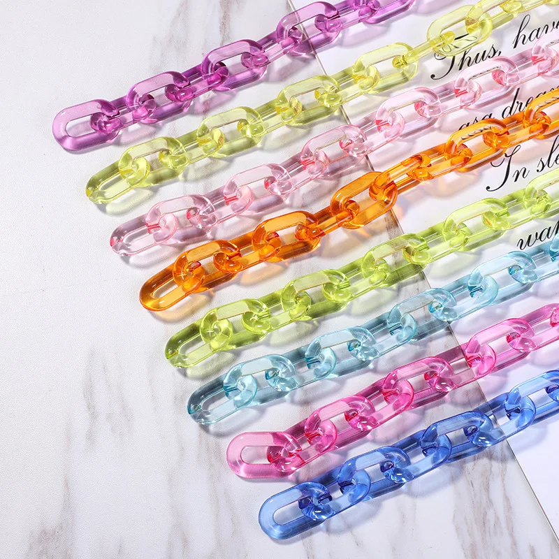 

40cm Jewelry Accessories Diy Chain Plastic Material Hand Made Charms Jewelry Making Diy Bracelet Necklace