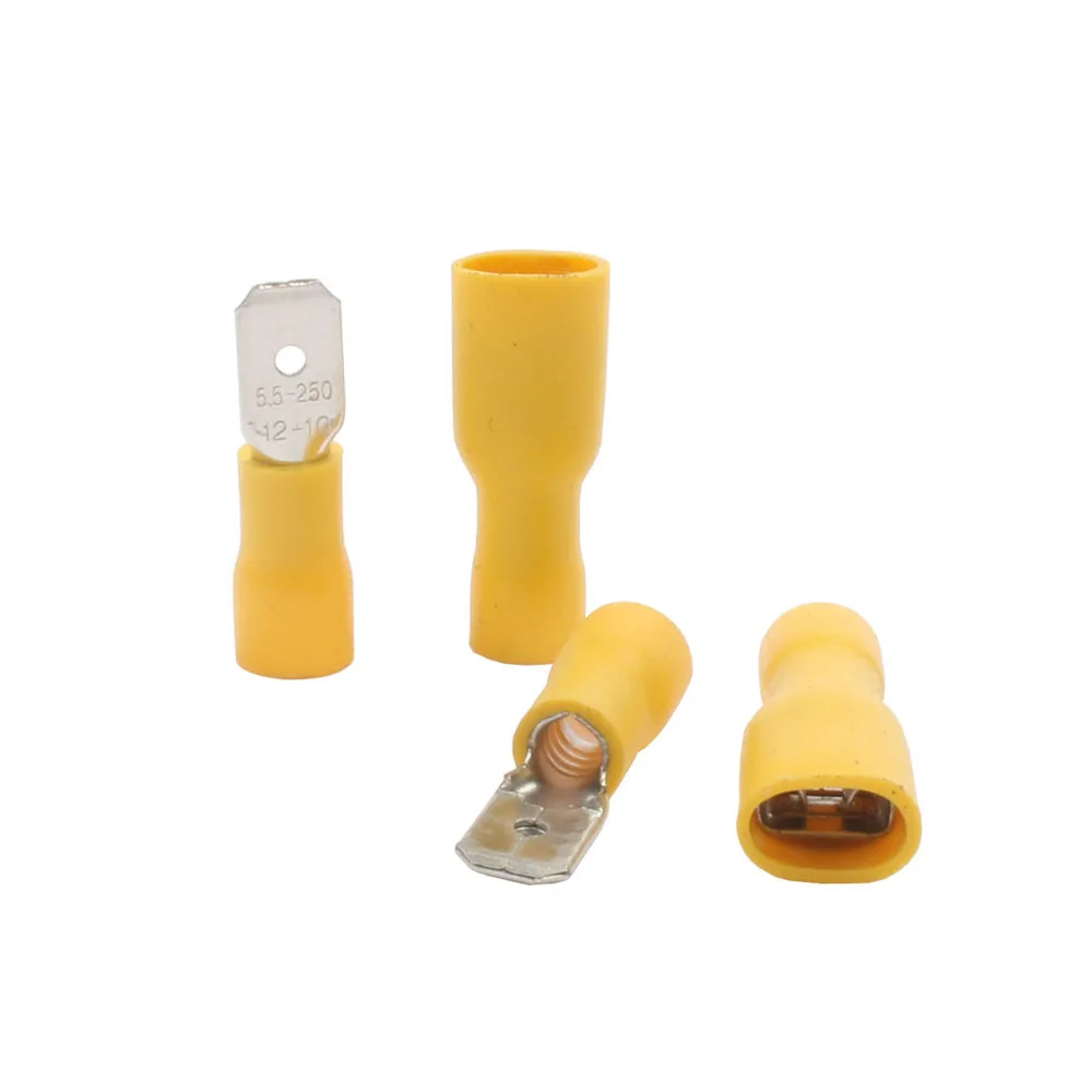 MDD FDFD Женщина мужчина Изолированные Лопаты совместных 100 ШТ. Разъем Обжимной