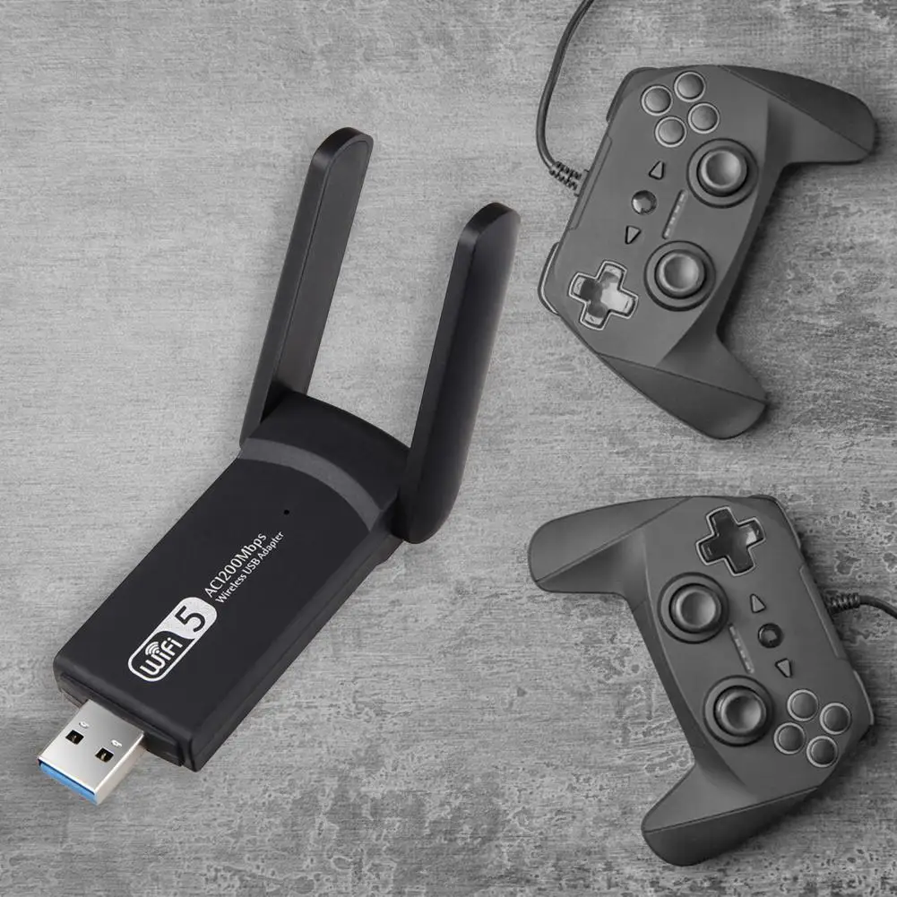 Беспроводная Wi-Fi антенна RTL8812BU двухчастотный диапазон 1200 м USB Сетевая карта