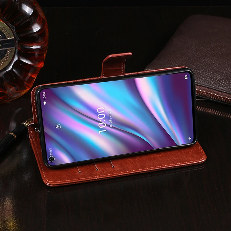 Чехол-книжка для Wiko View 5 Plus деловой кожаный чехол-кошелек чехол телефона 5/5 Чехлы