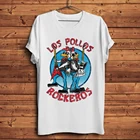 Забавная Мужская футболка во все тяжкие, с коротким рукавом, белая, повседневная, уличная одежда, унисекс рокер