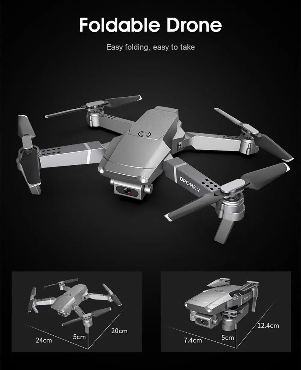 Drone x pro 2.4G Selfie WIFI FPV With 4K HD Camera Foldable RC Quadcopter RTF for Children Dron Helicopter Drones Kids gifts | Игрушки и