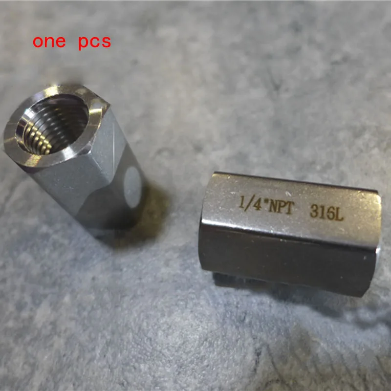 NPT1/4 внутренняя резьба прямой соединение трубы для декомпрессии Женский 304