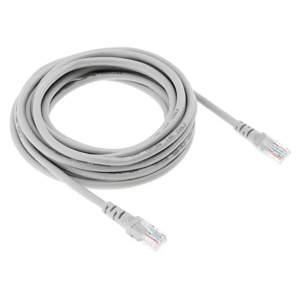 Кабель Ethernet CAT6 из чистой меди высокой скорости 8P8C Круглый провод RJ45 сетевой