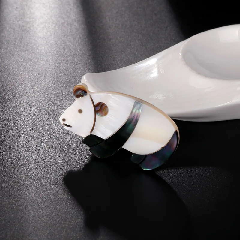 Новинка 2019 высококачественные булавки в виде натуральной ракушки с животными